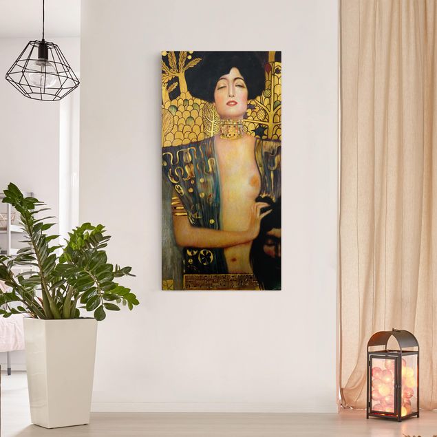 Canvas schilderijen Gustav Klimt - Judith I