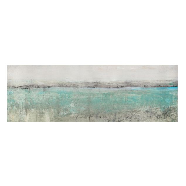 Canvas schilderijen Horizon Over Turquoise I