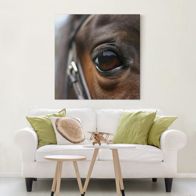 Canvas schilderijen Horse Eye No.3
