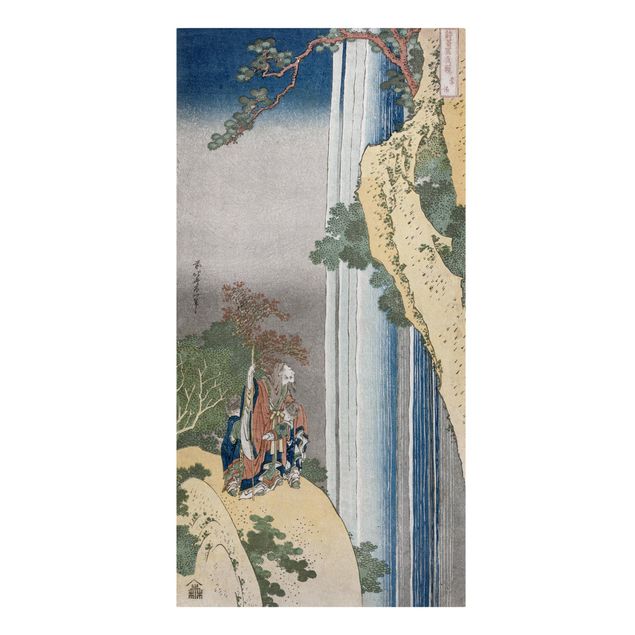Canvas schilderijen Katsushika Hokusai - The Poet Rihaku