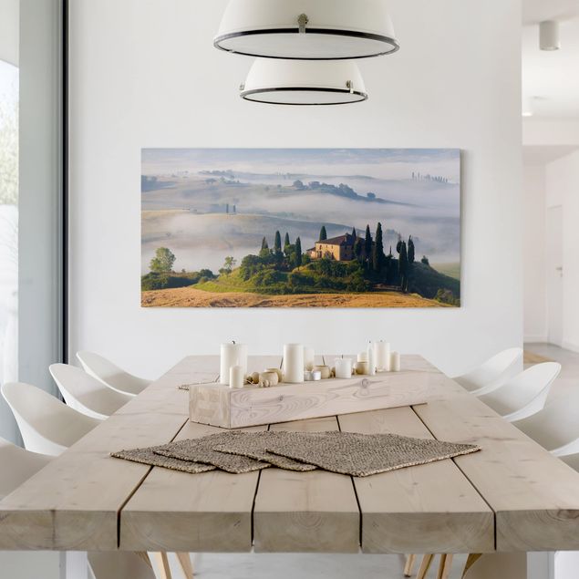 Canvas schilderijen Country Estate In The Tuscany