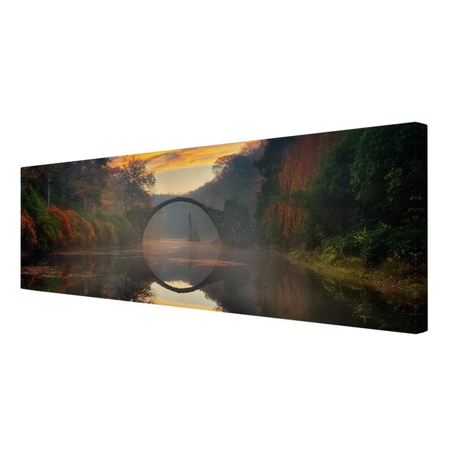 Canvas schilderijen Fairytale Bridge