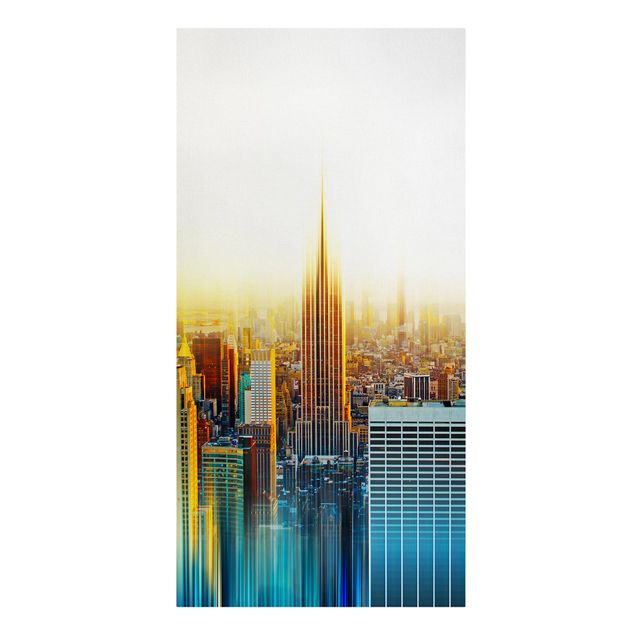 Canvas schilderijen Manhattan Abstract