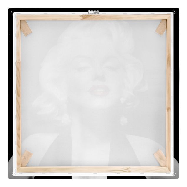 Canvas schilderijen Marilyn With Red Lips
