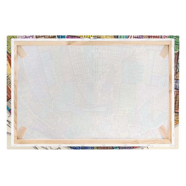 Canvas schilderijen Modern Map Of St. Louis