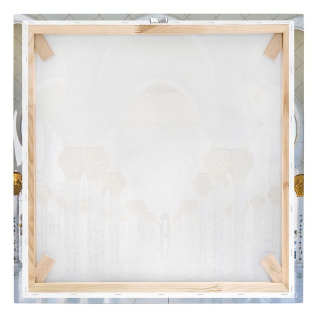 Canvas schilderijen Mosque In Abu Dhabi