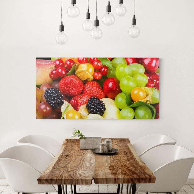 Canvas schilderijen Fruit Mix