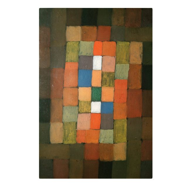 Canvas schilderijen Paul Klee - Static-Dynamic Increase