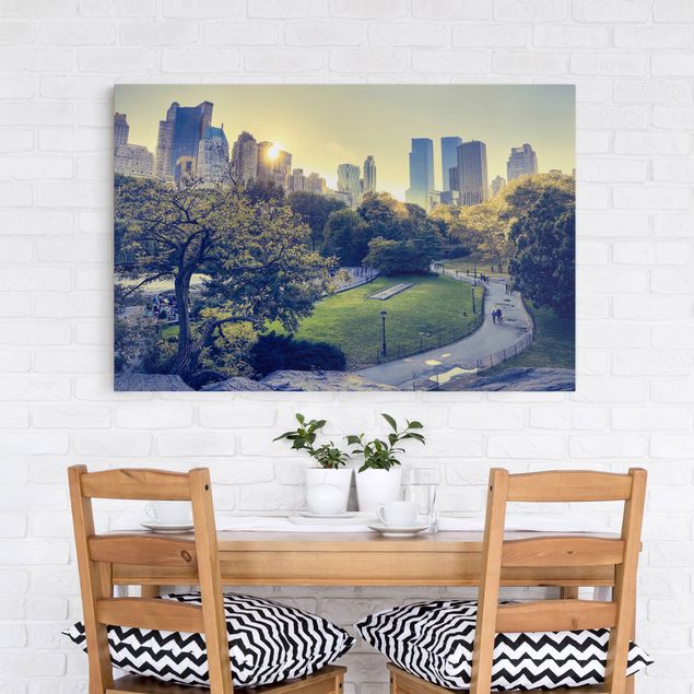 Canvas schilderijen Peaceful Central Park