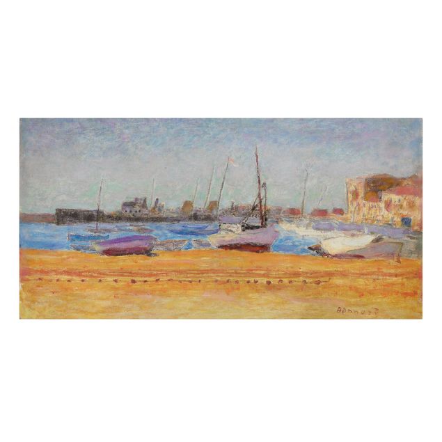 Canvas schilderijen Pierre Bonnard - The Port Of Cannes