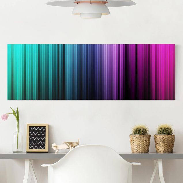 Canvas schilderijen Rainbow Display