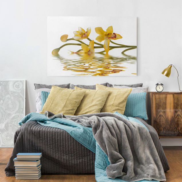 Canvas schilderijen Saffron Orchid Waters