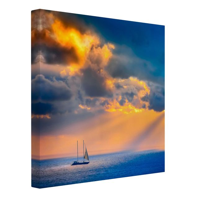 Canvas schilderijen Sailing The Horizon