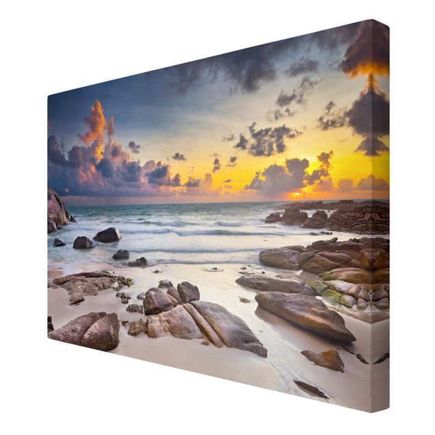 Canvas schilderijen Sunrise Beach In Thailand
