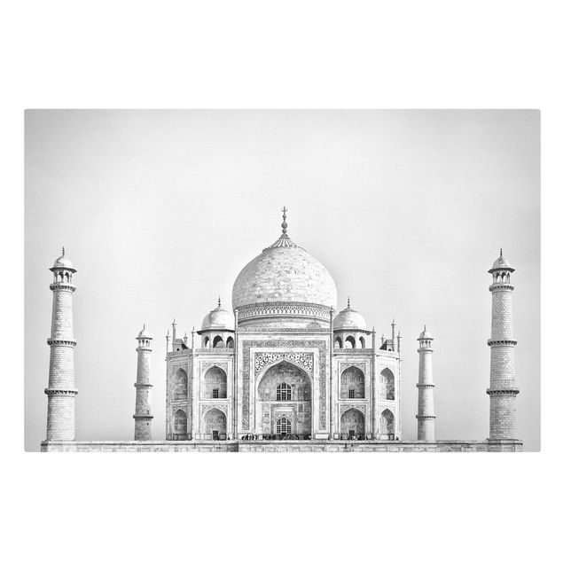Canvas schilderijen Taj Mahal In Gray