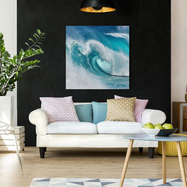 Canvas schilderijen Raging Waves