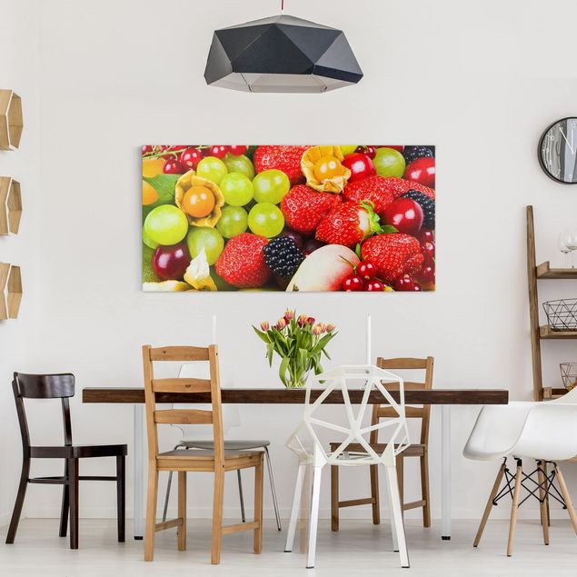 Canvas schilderijen Tropical Fruits