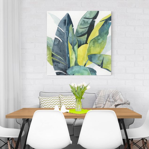Canvas schilderijen Tropical Foliage - Banana