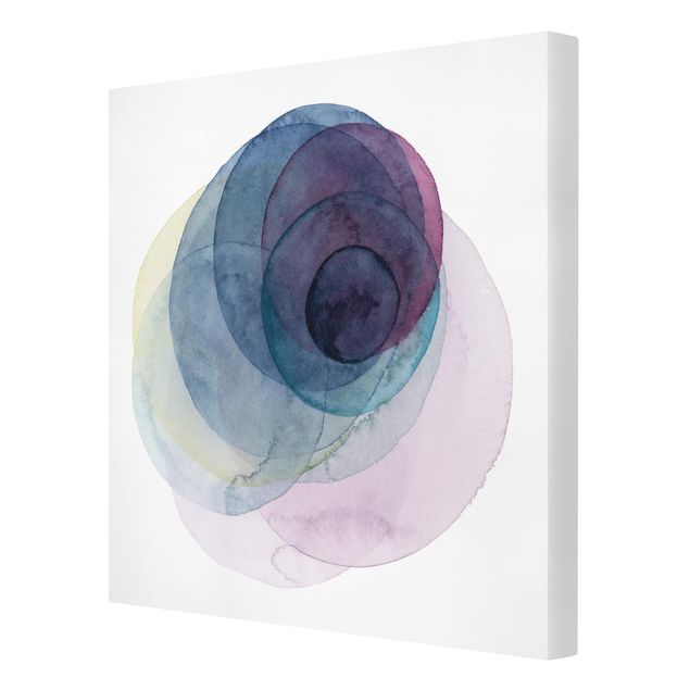 Canvas schilderijen Big Bang - Purple