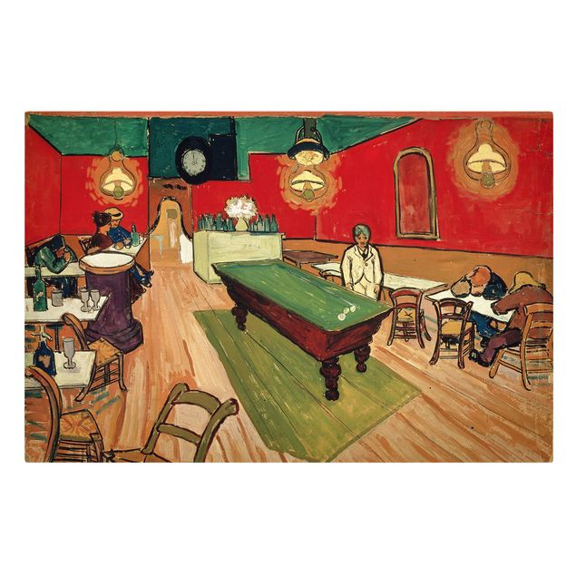 Canvas schilderijen Vincent van Gogh - The Night Café
