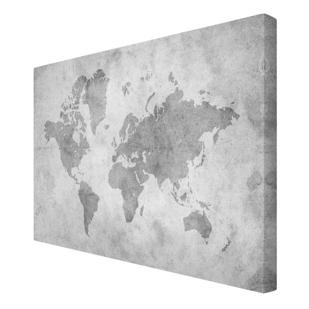 Canvas schilderijen Vintage World Map II