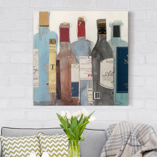 Canvas schilderijen Wine & Spirits II