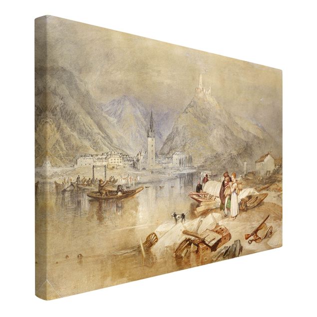 Canvas schilderijen William Turner - Bernkastel On The Moselle