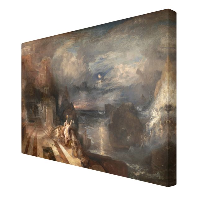 Canvas schilderijen William Turner - The Parting of Hero and Leander - from the Greek of Musaeus
