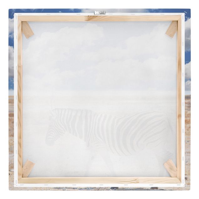 Canvas schilderijen Zebra In The Savannah