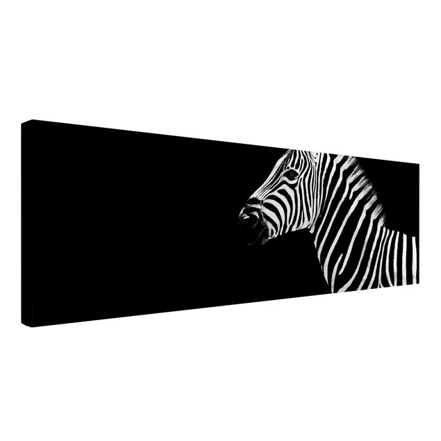 Canvas schilderijen Zebra Safari Art