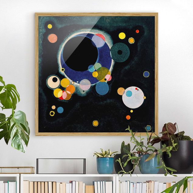 Ingelijste posters Wassily Kandinsky - Sketch Circles