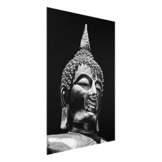 Glasschilderijen Buddha Statue Face