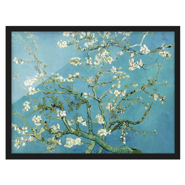 Ingelijste posters Vincent Van Gogh - Almond Blossoms