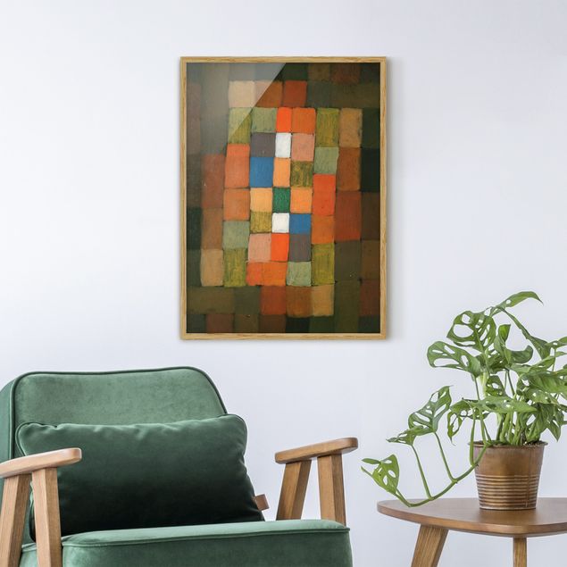 Ingelijste posters Paul Klee - Static-Dynamic Increase