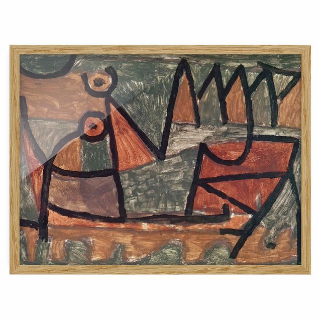 Ingelijste posters Paul Klee - Sinister Boat Trip