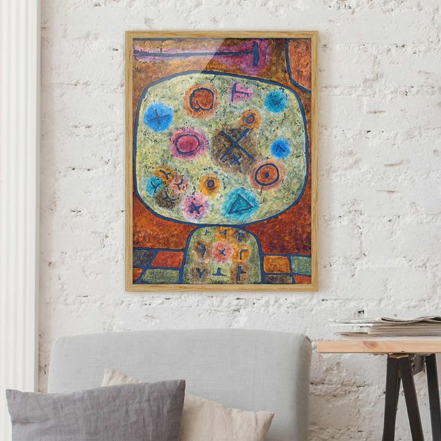 Ingelijste posters Paul Klee - Flowers in Stone