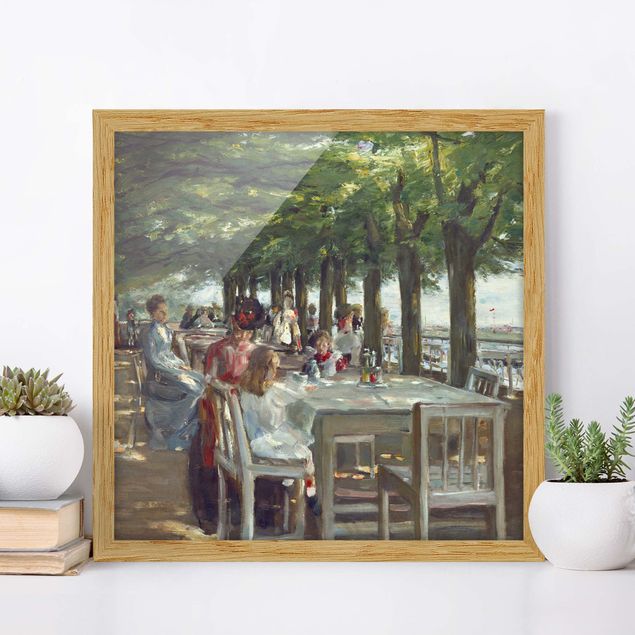Ingelijste posters Max Liebermann - The Restaurant Terrace Jacob
