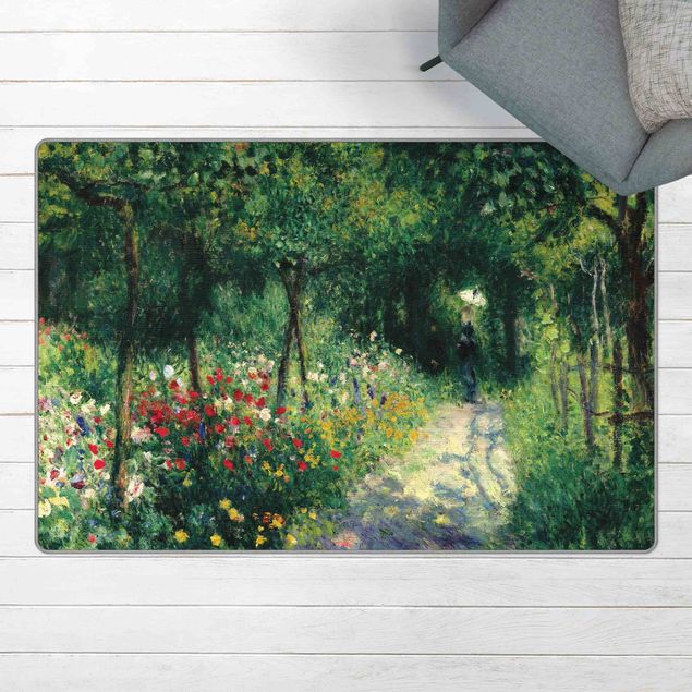 bloemen tapijt Auguste Renoir - Women In The Garden