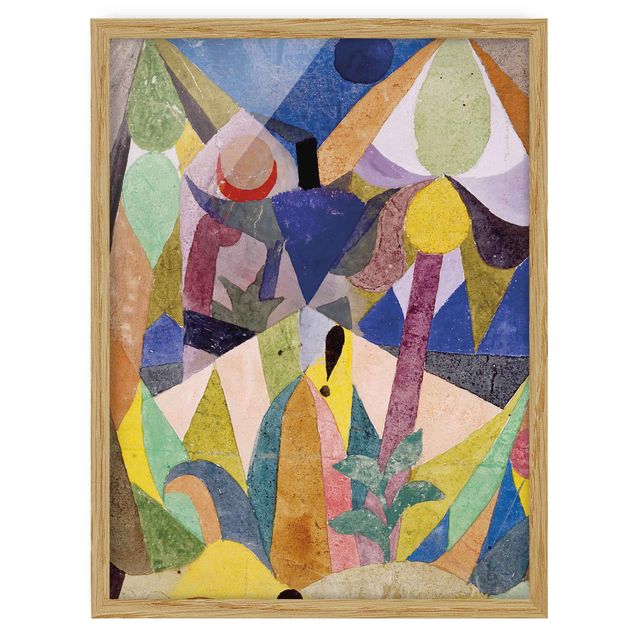 Ingelijste posters Paul Klee - Mild tropical Landscape
