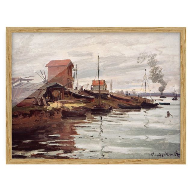 Ingelijste posters Claude Monet - The Seine At Petit-Gennevilliers