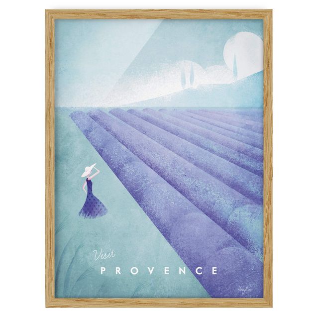 Ingelijste posters Travel Poster - Provence