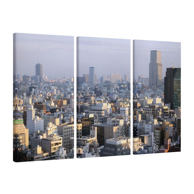 Canvas schilderijen - 3-delig Tokyo City
