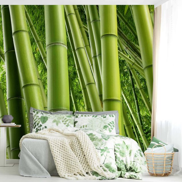 Fotobehang Bamboo Trees