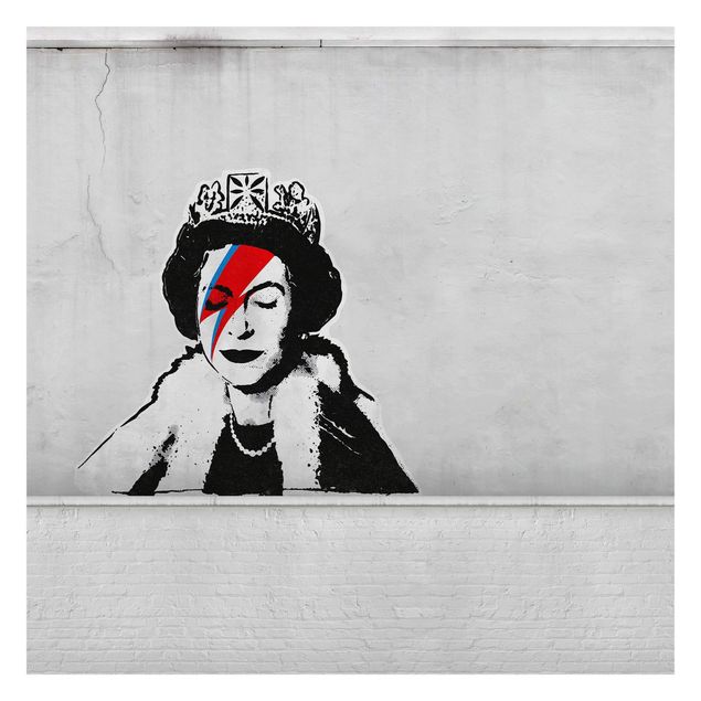 Fotobehang - Lizzie Stardust - Brandalised ft. Graffiti by Banksy