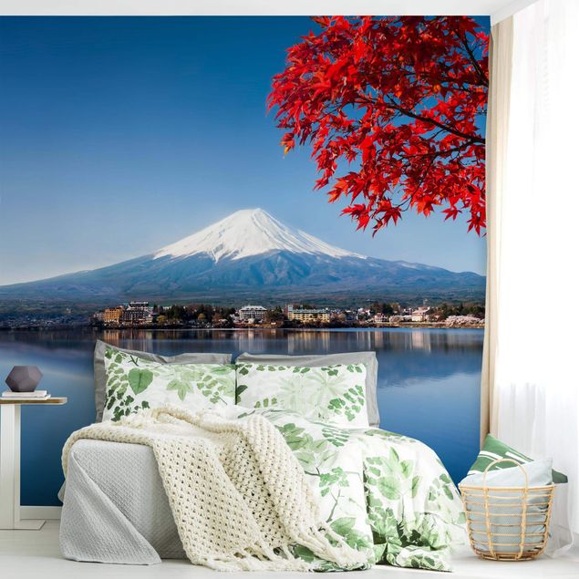 Fotobehang Mt. Fuji In The Fall