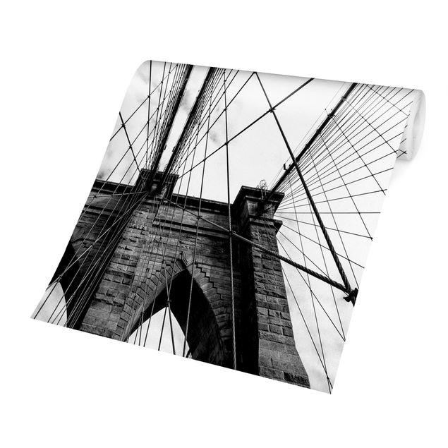 Fotobehang Brooklyn Bridge In Perspective