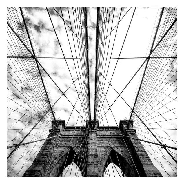Fotobehang Brooklyn Bridge In Perspective