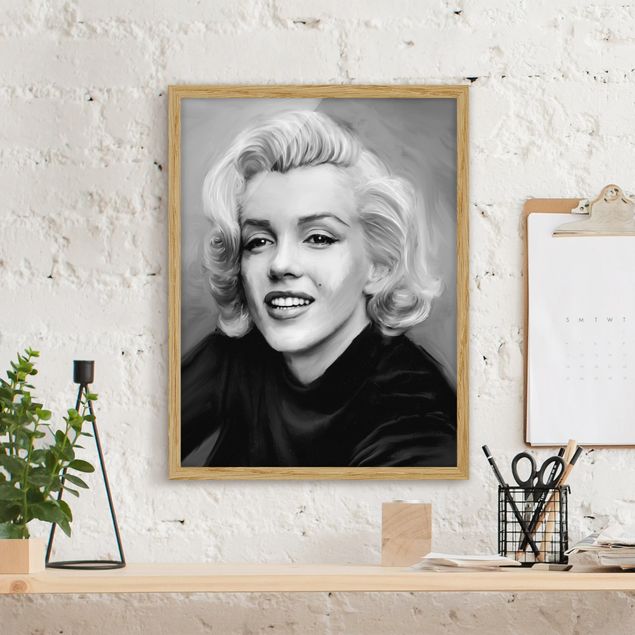 Ingelijste posters Marilyn In Private