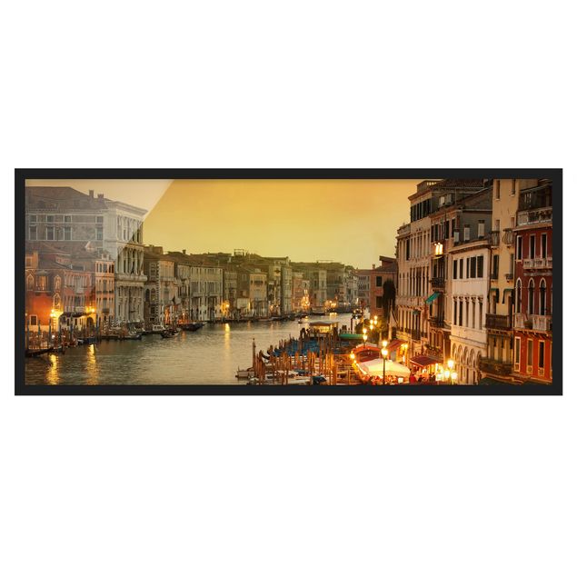 Ingelijste posters Grand Canal Of Venice