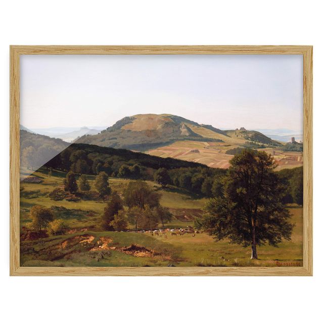 Ingelijste posters Albert Bierstadt - Hill and Dale